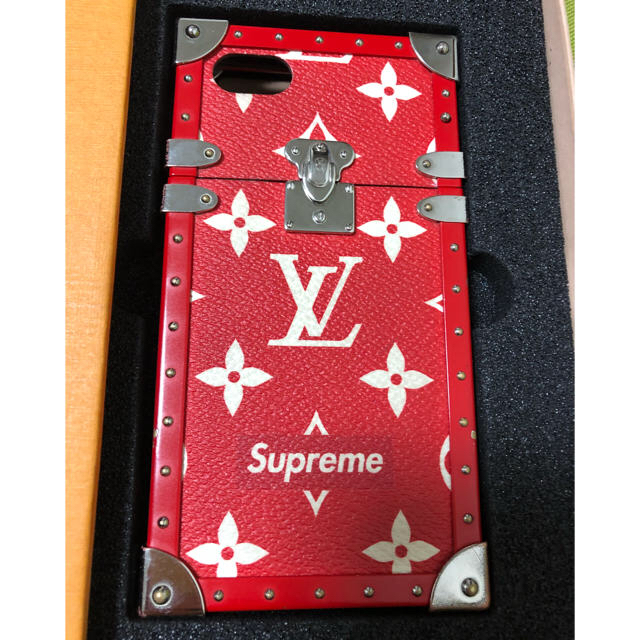 LOUIS VUITTON(ルイヴィトン)の【貴重】 ヴィトン シュプリーム コラボ iPhoneケース スマホ/家電/カメラのスマホアクセサリー(iPhoneケース)の商品写真