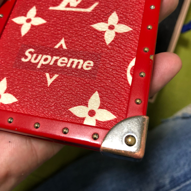 LOUIS VUITTON(ルイヴィトン)の【貴重】 ヴィトン シュプリーム コラボ iPhoneケース スマホ/家電/カメラのスマホアクセサリー(iPhoneケース)の商品写真