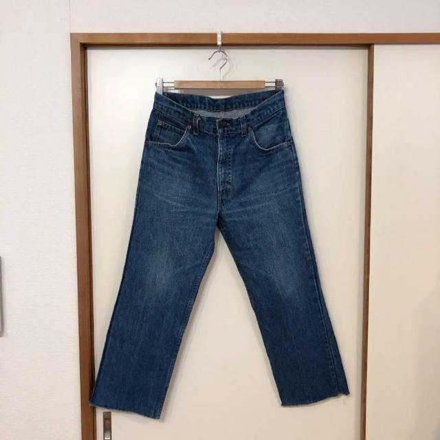 貴重 80s ビンテージ ベルギー製 ユーロ リーバイス 630 九分丈 デニム