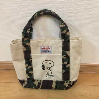 値下げ スヌーピー カモフラトートバッグ(トートバッグ)