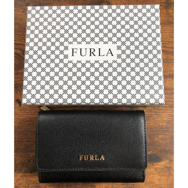 Furla(フルラ)のFURLA フルラ バビロンS 新品 3つ折り財布 ブラック レディースのファッション小物(財布)の商品写真