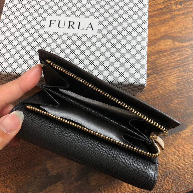 Furla(フルラ)のFURLA フルラ バビロンS 新品 3つ折り財布 ブラック レディースのファッション小物(財布)の商品写真