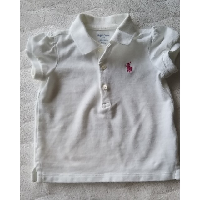 Ralph Lauren(ラルフローレン)の美品！ラルフローレン　ポロシャツ キッズ/ベビー/マタニティのベビー服(~85cm)(Ｔシャツ)の商品写真