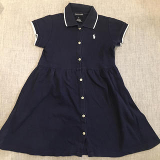 ラルフローレン(Ralph Lauren)のラルフローレン ワンピース 4T ネイビー(ワンピース)