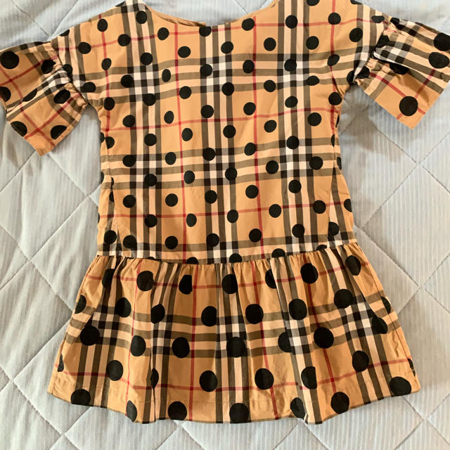 美品 バーバリーキッズワンピース ５Yキッズ服女の子用(90cm~)