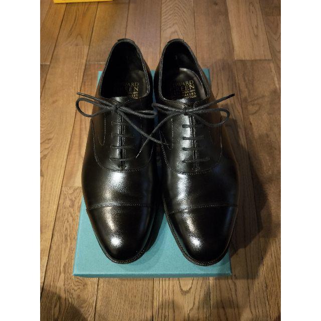 EDWARD GREEN(エドワードグリーン)の送料無料 EGエドワードグリーン チェルシー UK8 202F 中古美品 箱付き メンズの靴/シューズ(ドレス/ビジネス)の商品写真
