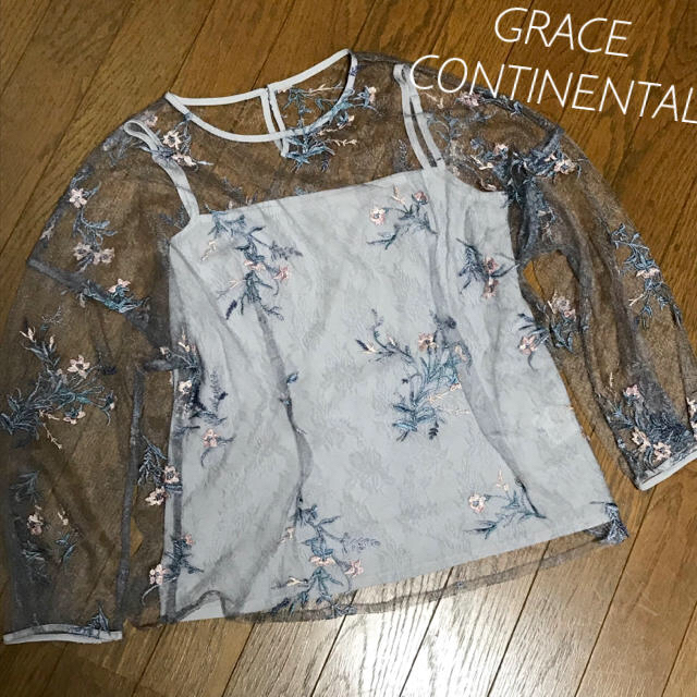 定価約3万円 ほぼ新品 GRACE CONTINENTAL 36 ブラウス