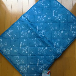 スヌーピー(SNOOPY)の新品☆ スヌーピー   冷感 ごろ寝マット 70×100 ブルー(ベビー布団)