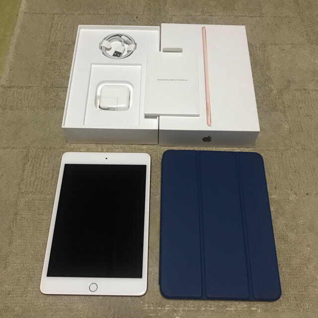 iPad - SIMフリー版ipad mini5 (5世代) 256GB ゴールド中古美品