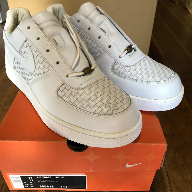 仏製 ITALY AIR FORCE 1 LUX LE イタリア製 ビンテージNIKEサイズ