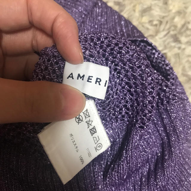 Ameri VINTAGE(アメリヴィンテージ)のSPARKLE LAME KNIT レディースのトップス(ニット/セーター)の商品写真