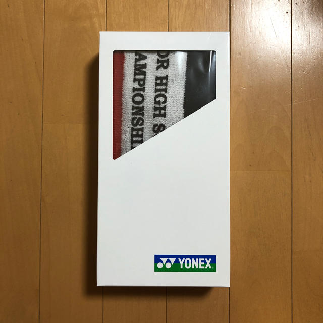 YONEX(ヨネックス)のYONEX ALL JAPAN 京都 2019 タオル ソフトテニス 中学 赤 メンズの帽子(キャップ)の商品写真