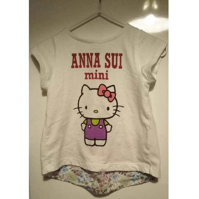 ANNA SUI mini(アナスイミニ)のアナスイミニ　キティちゃんTシャツ キッズ/ベビー/マタニティのキッズ服女の子用(90cm~)(Tシャツ/カットソー)の商品写真