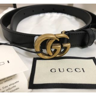 Gucci - 【saki様専用】ベルト幅2.0cm グッチ GG レザー ベルト