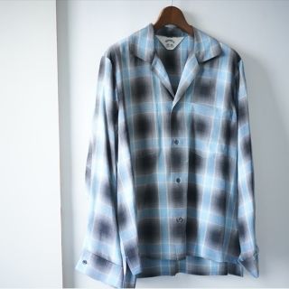 サンシー(SUNSEA)のSUNSEA SHADOW CHECK GIGOLO SHIRT
(シャツ)