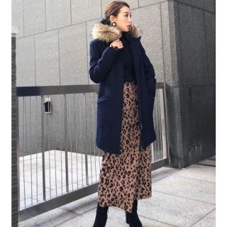 リエンダ(rienda)の t❤️n 様お取り置きrienda Faux Fur Wool フーディーCT(ダッフルコート)