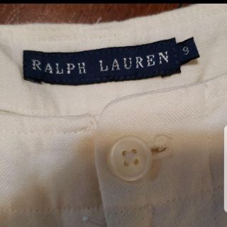 ラルフローレン(Ralph Lauren)のRALPH LAUREN　麻　ワイドパンツ(カジュアルパンツ)