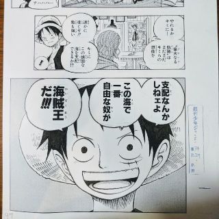 シュウエイシャ(集英社)のワンピース　複製原画(イラスト集/原画集)