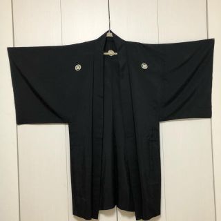 男物 夏物5つ紋着物 正絹 絽 【中古】 弓道(着物)