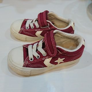 コンバース(CONVERSE)のCONVERSE　コンバース　キッズ　シェブロンスター　レッド　16㎝(スニーカー)