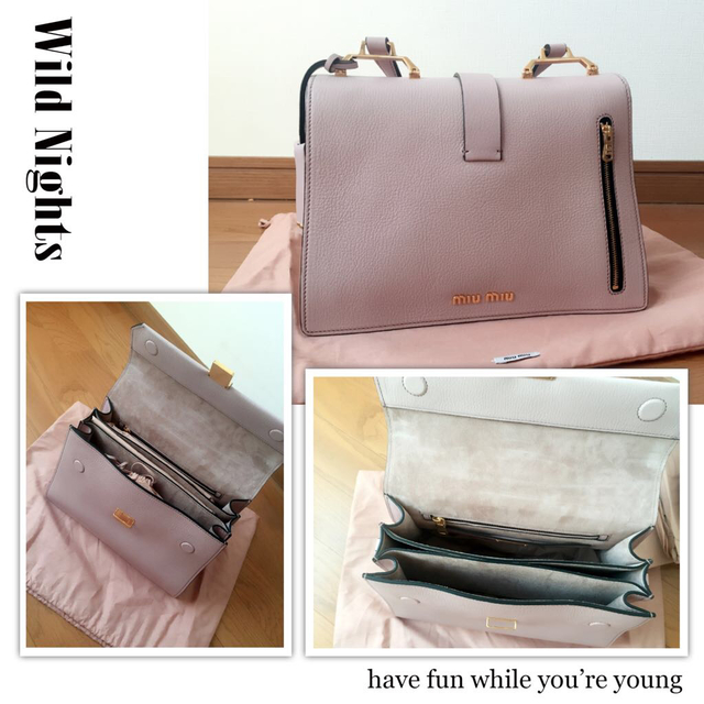 miumiu(ミュウミュウ)のmiumiu 2015aw新作bag新品 レディースのバッグ(ハンドバッグ)の商品写真