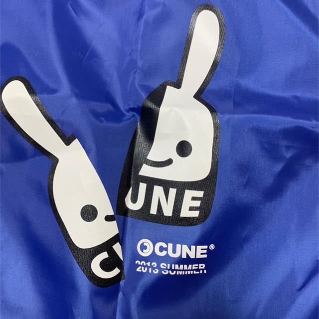 CUNE(キューン)のCUNE 安い巾着袋 新品タグ付き/ブルー メンズのバッグ(エコバッグ)の商品写真