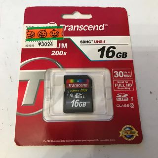 トランセンド(Transcend)のSDカード  16GB(PC周辺機器)