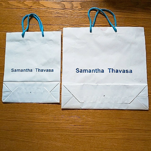 Samantha Thavasa - Samantha Thavasa ショップ紙袋 2枚セットの通販 by ハム's shop｜サマンサタバサ ならラクマ