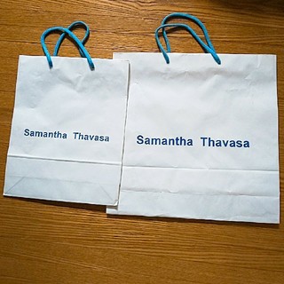 サマンサタバサ(Samantha Thavasa)のSamantha Thavasa  ショップ紙袋 2枚セット(ショップ袋)