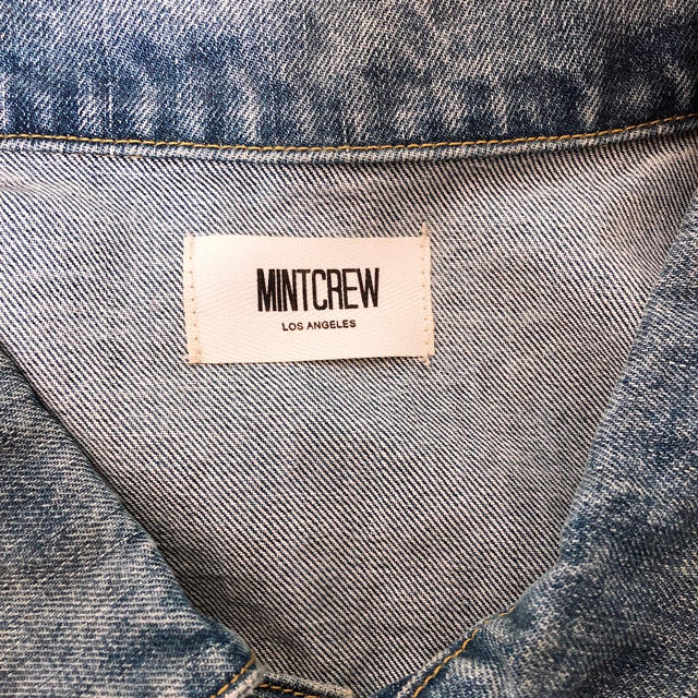 FEAR OF GOD(フィアオブゴッド)の【最終値下げ】mintcrew デニムジャケット sサイズ メンズのジャケット/アウター(Gジャン/デニムジャケット)の商品写真