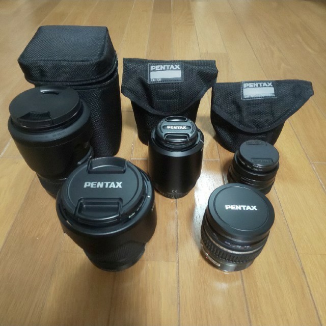 PENTAX(ペンタックス)のPENTAX KP＋レンズ5本＋その他 スマホ/家電/カメラのカメラ(デジタル一眼)の商品写真