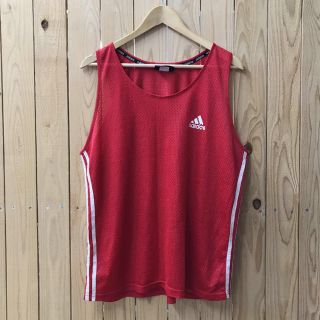 アディダス(adidas)のadidasアディダス★タンクトップ ノースリーブ オールド80's 90's(タンクトップ)