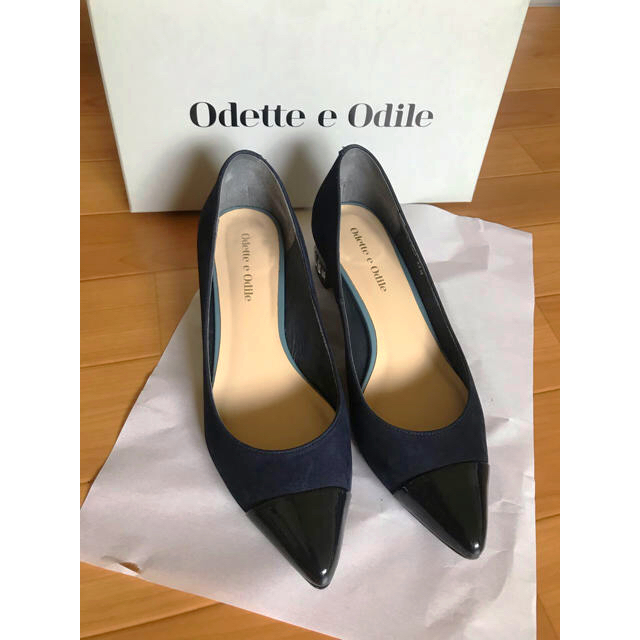 Odette e Odile(オデットエオディール)の日本製 Odette Odile 履き心地とても良い☆素敵な本革パンプス レディースの靴/シューズ(ハイヒール/パンプス)の商品写真