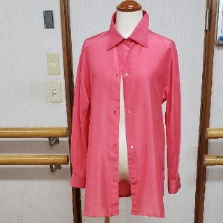 マックスマーラ(Max Mara)のstrawbery様値下げマックスマーラシルクシャツジャケット　オーバーサイズ　(シャツ/ブラウス(長袖/七分))