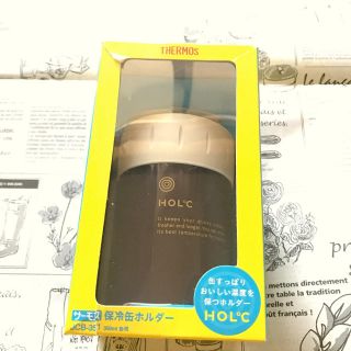 サーモス(THERMOS)のサーモス保冷缶ホルダー  ブラウン   新品未使用(タンブラー)