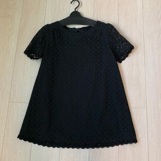 クレージュ(Courreges)のcourreges 黒 レース チュニック(チュニック)