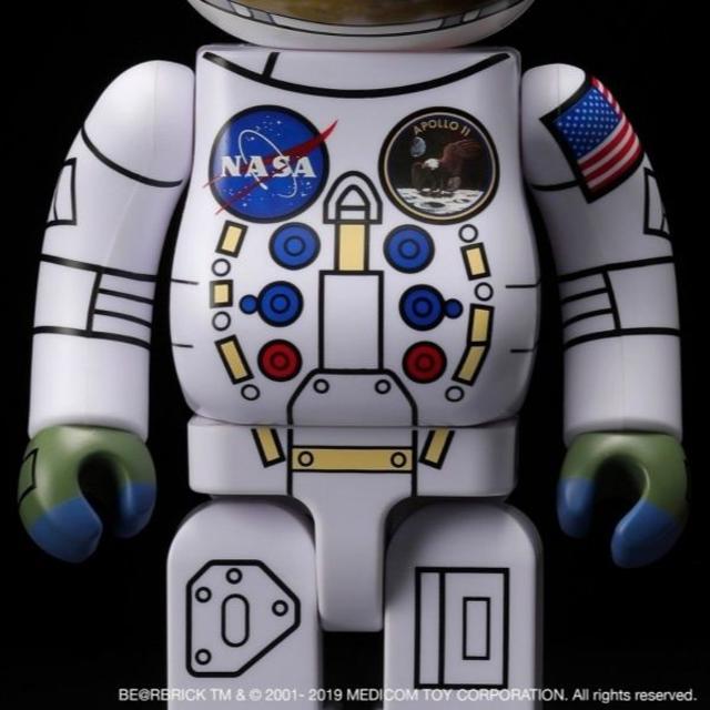 100%NASA 1969 ASTRONAUT BE@RBRICK 100% & 400