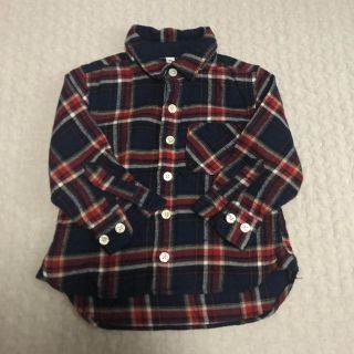 ムジルシリョウヒン(MUJI (無印良品))のkids◉無印良品 チェックシャツ(Tシャツ/カットソー)