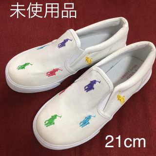 ポロラルフローレン(POLO RALPH LAUREN)の未使用 ポロ ラルフローレン 21cm(スリッポン)