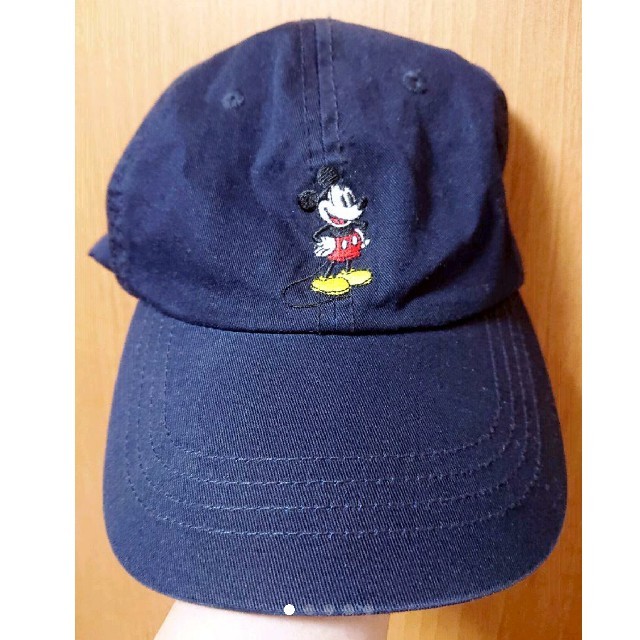 WEGO(ウィゴー)のWEGO/MICKEYツイルキャップ ネイビー レディースの帽子(キャップ)の商品写真