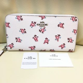 コーチ(COACH)のコーチ COACH 27110 花柄 ラウンド レディース 長財布 未使用(財布)