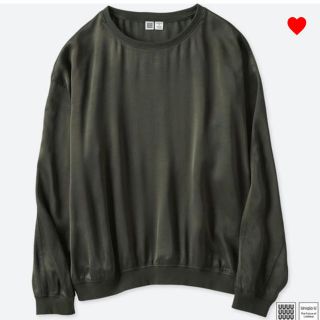 ユニクロ(UNIQLO)の日曜日削除 ユニクロユー サテンドレープシャツ(シャツ/ブラウス(半袖/袖なし))