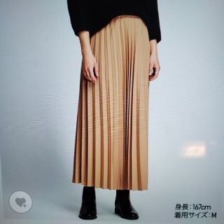 ユニクロ(UNIQLO)のUNIQLO プリーツロングスカートS（丈標準）(ロングスカート)