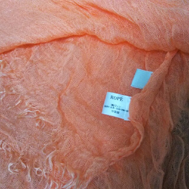 ROPE’(ロペ)のROPE オレンジストール レディースのファッション小物(ストール/パシュミナ)の商品写真
