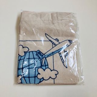 エーエヌエー(ゼンニッポンクウユ)(ANA(全日本空輸))のANA 飛行機 エコバッグ(ノベルティグッズ)