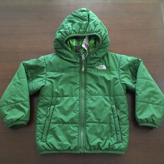 ザノースフェイス(THE NORTH FACE)のノースフェイス リバーシブルダウンジャケット キッズベビー 3T クリーニング済(ジャケット/上着)