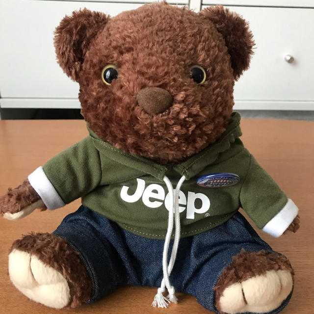 Chrysler(クライスラー)の美品★純正[jeep ベア ぬいぐるみ] エンタメ/ホビーのおもちゃ/ぬいぐるみ(ぬいぐるみ)の商品写真