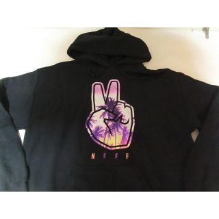 ネフ(Neff)のUSA購入 ストリート系ネフ【NEFF】プルオーバーパーカーUS M黒(パーカー)