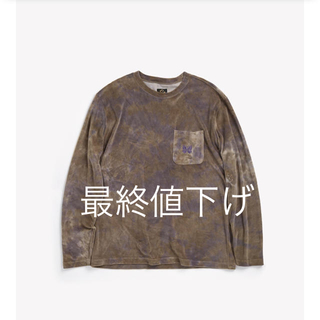 ニードルス(Needles)のNEEDLES L/S Crew Neck Tee Olive 最終値下げ(Tシャツ/カットソー(七分/長袖))