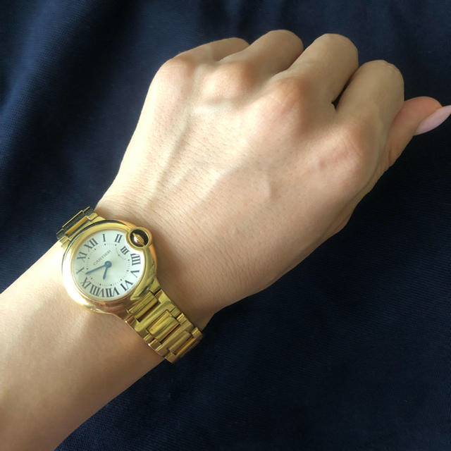 Cartier(カルティエ)のカルティエ Cartier バロンブルー  イエローゴールド　SM レディースのファッション小物(腕時計)の商品写真